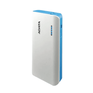 Power Bank Adata Pt100 2Xusb 10.000 Mah 5V Blanco/Azul
