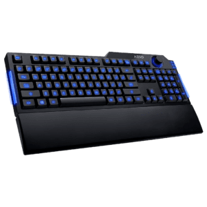 Teclado Azio Kb501 Membrana Usb Led Azul