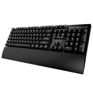 Teclado Azio Mgk1-K Mecánico Led Blanca Switch Marrón