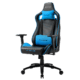 Silla Sharkoon Elbrus 2 De Acero Y Cuero Sintetico, Negro/Azul