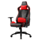 Silla Sharkoon Elbrus 2 De Acero Y Cuero Sintetico, Negro/Rojo