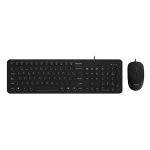 Combo Philips Spt6334 C334 Cableado Usb Mouse + Teclado