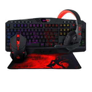 Combo Redragon S101-Ba-2-Sp Teclado + Audifono + Mouse + Pad Mouse