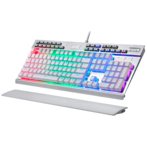 Teclado Redragon K550W Yama Blanco Mecánico Español Usb Switch Púrpura