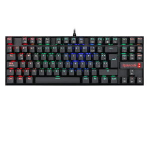 Teclado Redragon K552 Kumara Mecánico Rgb Negro Español Switch Rojo