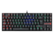 Teclado Redragon K552 Kumara Mecánico Rgb Negro Español Switch Rojo