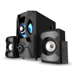 Parlante Creative Sbs E2900 Altavoces 2.1 Equipo De 4 Pzas/Color Negro