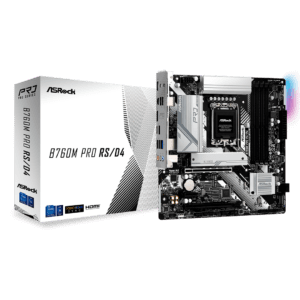 TARJETA MADRE INTEL ASROCK B760M PRO RS/D4 DDR4 5333Mhz