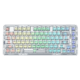 TECLADO REDRAGON K649CT ELF PRO RGB Transparente, Switch Custom, Wireless BT, Dongle,78%